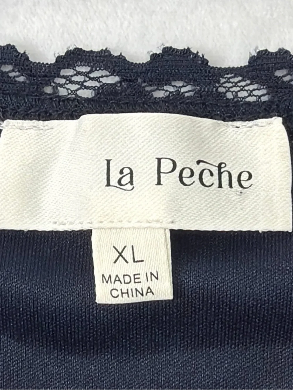 Cropped Navy Floral Lace Long Sleeve Babydoll Sheer Fairy Victorian Peplum Top